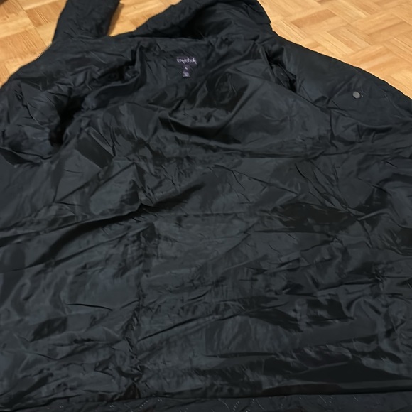 Long Tall Sally Women's Black Quilted Jacket - Picture 9 of 12